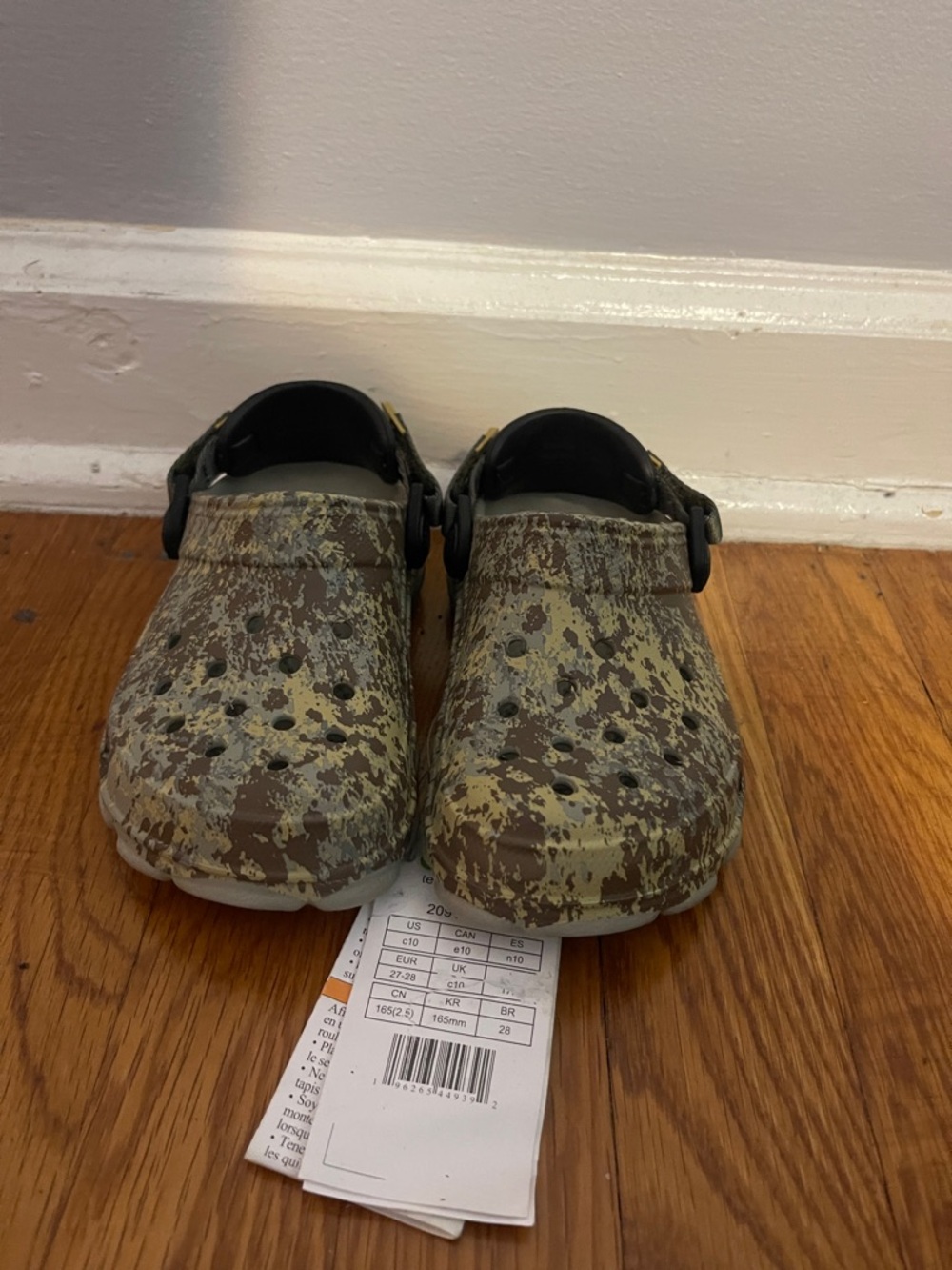 Little Kids CROCS Terrain Moss Clog 10c